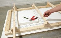 Arbeitsplatte aus Beton gießen